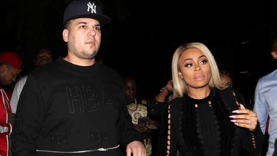 Blac Chyna with Rob Kardashian