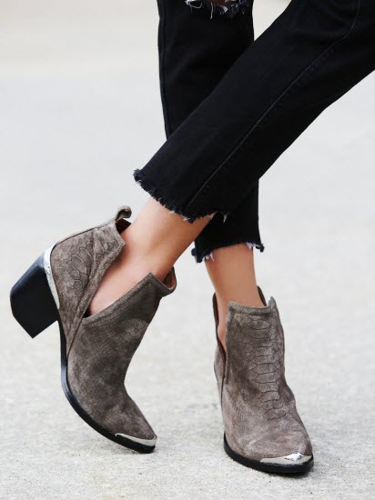 free people cut out bootie