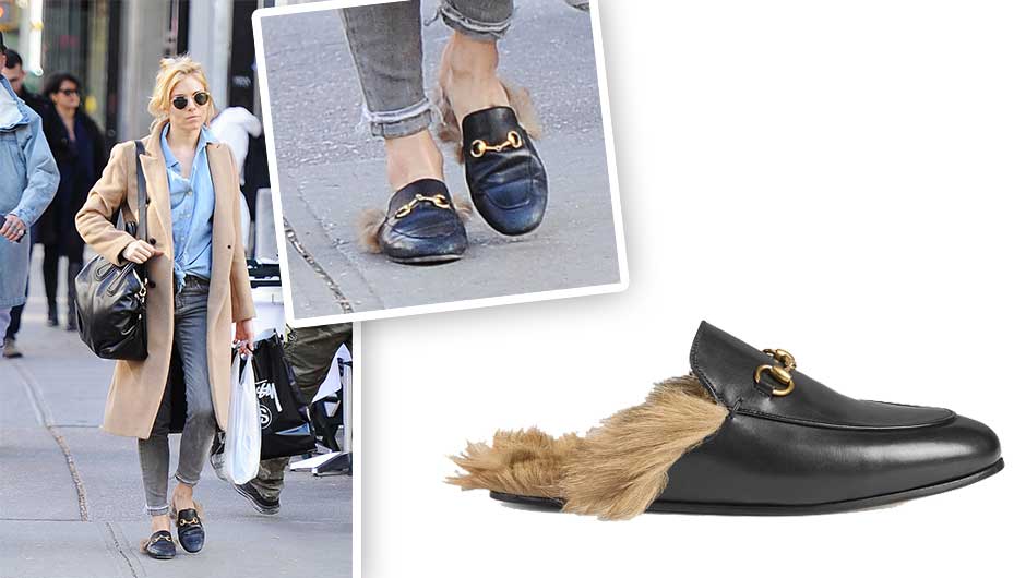 target loafers with fur