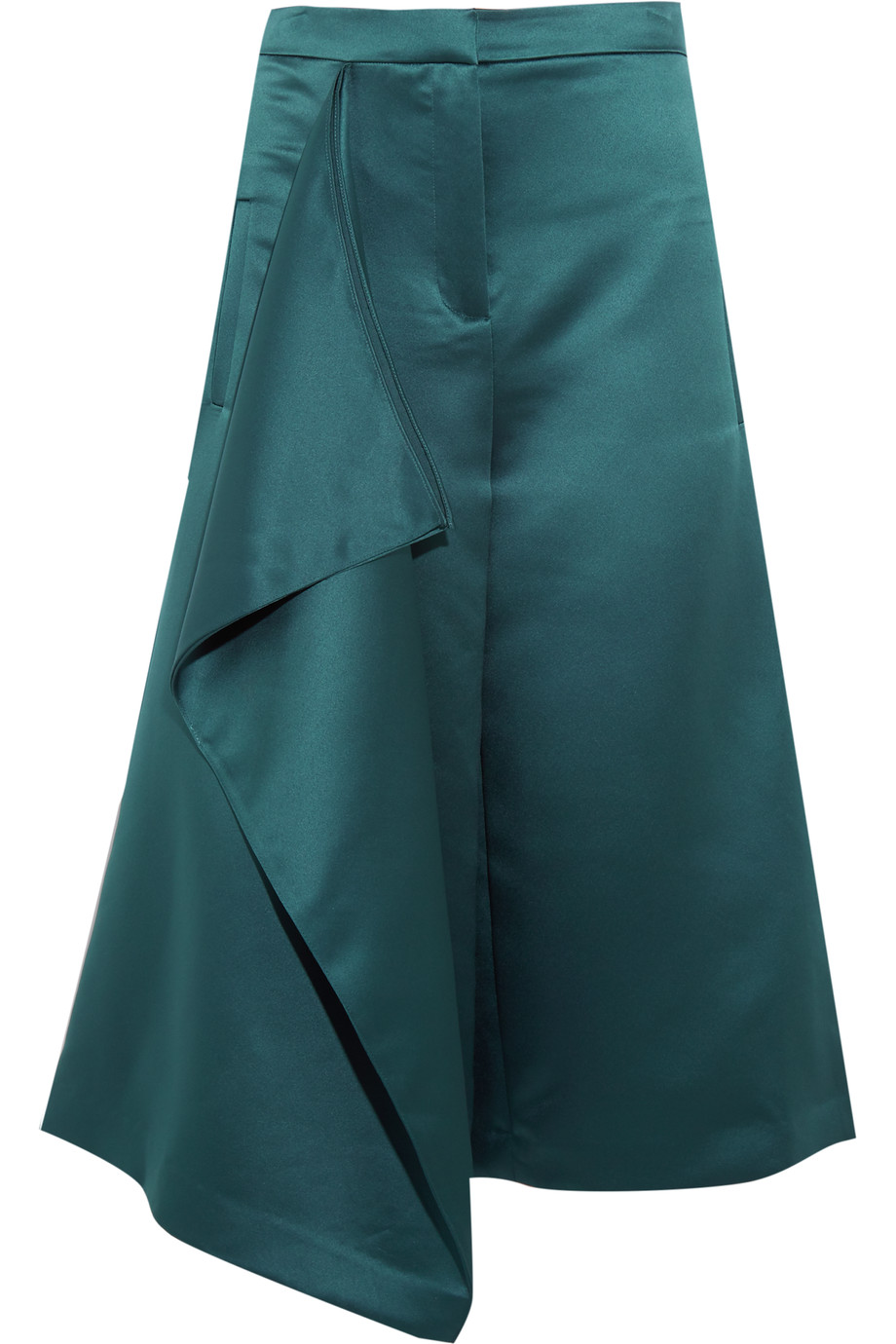 Tibi Draped satin culottes