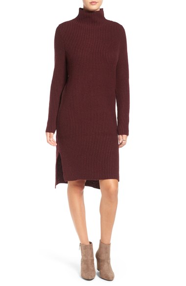 BP Mock Neck Knit Sweater Dress