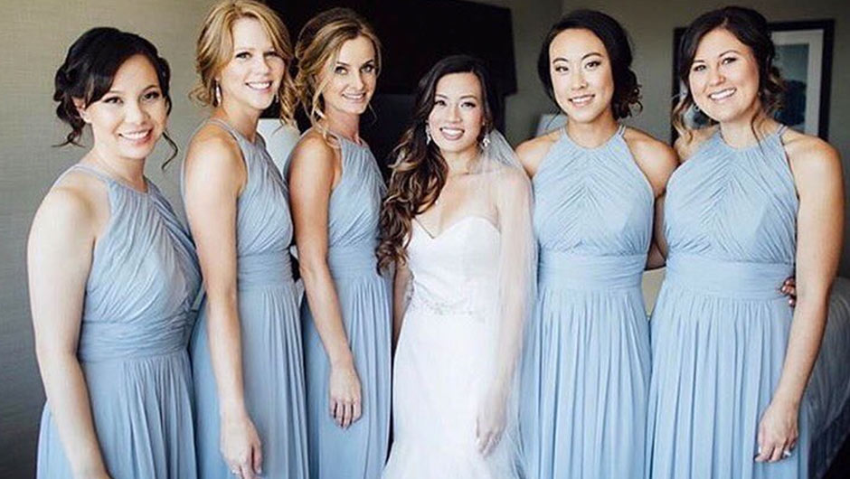 universally flattering bridesmaid dresses