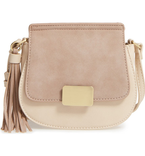 Emperia Milla Faux Leather Saddle Bag