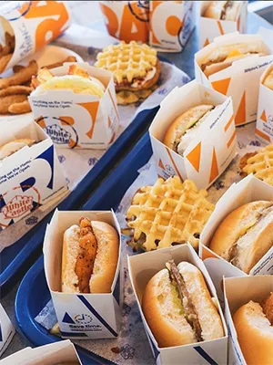 White castle meal