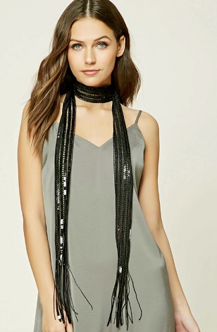 Naoko Cat Twilly Skinny Scarf