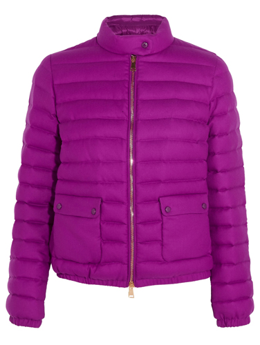 Moncler Actea quilted cashmere down jacket