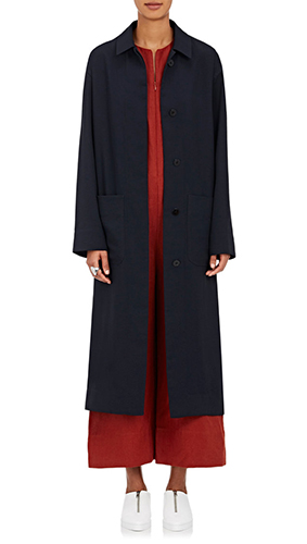 NOMIA Lightweight Split-Back Duster Coat