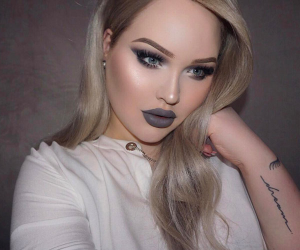 gray lipstick