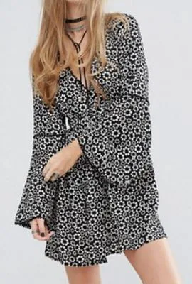 Kiss The Sky Swing Dress