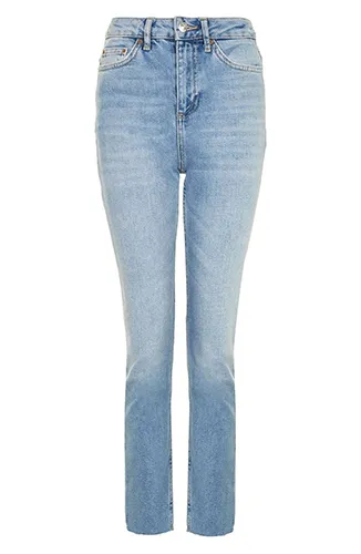 Hem Straight Leg Jeans