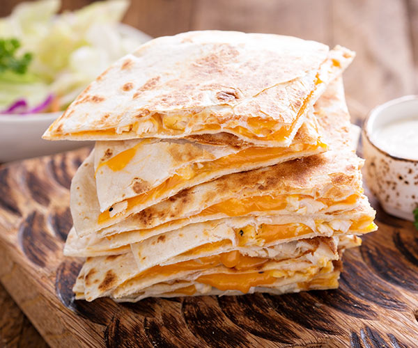 cheese quesadillas