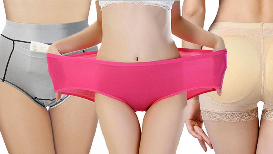 COSOMALL Women's Cotton High Waisted Underwear Ladies Soft Full