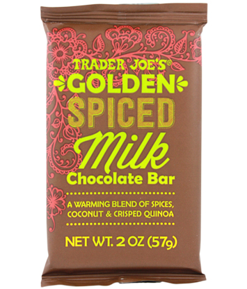 Golden Spiced Milk Chocolate Bar