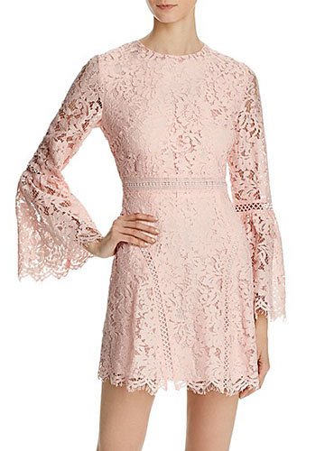 Do and Be Lace Bell Sleeve Dress