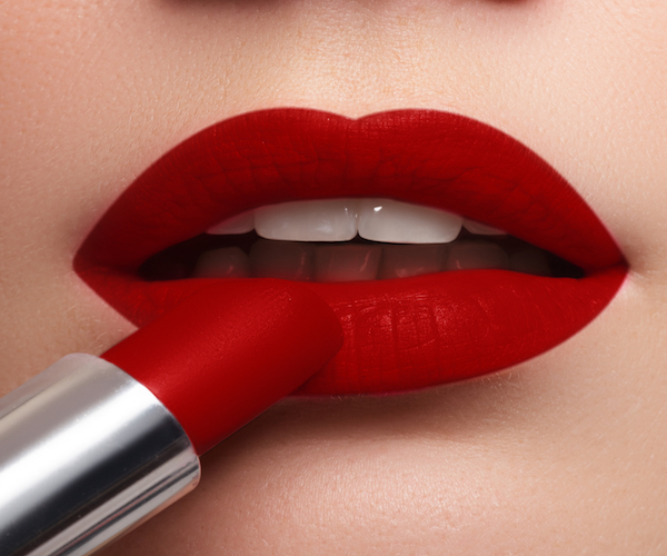 lips red lipstick