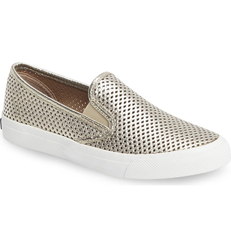 'Seaside' Perforated Slip-On Sneaker