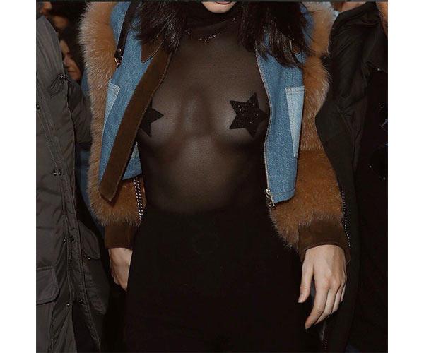 kendall jenner sheer top