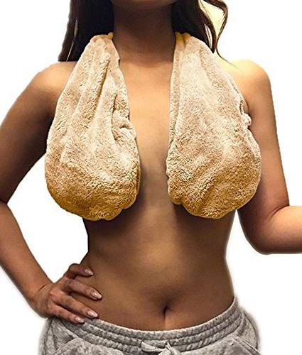 You Can Now Buy A Towel Bra That Specifically Targets Boob Sweat!