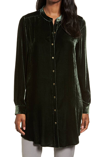 velvet shirt womens uk