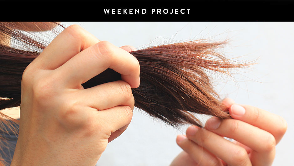 Weekend Project: Mix Up A Super Simple Split End Treatment