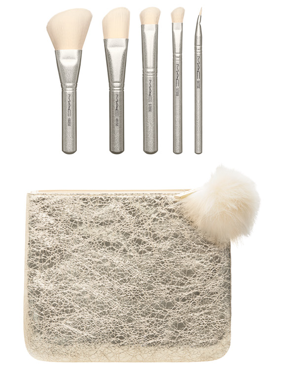 MAC Snow Ball Brush Kit in Gold ($50)