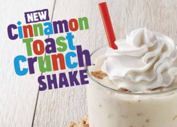 burger king cinnamon toast milkshake