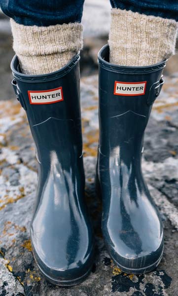 short black hunter boots sale