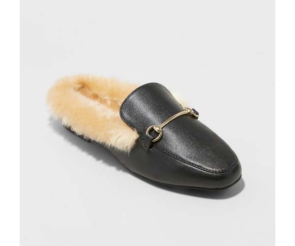 Target mules best sale with fur