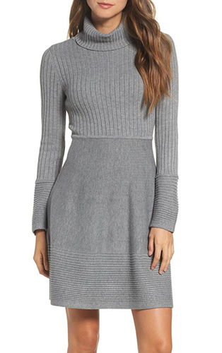 eliza j turtleneck sweater dress