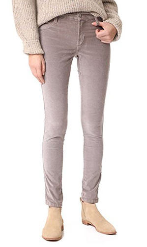 James Jeans Velveteen Mid Rise Legging Jeans