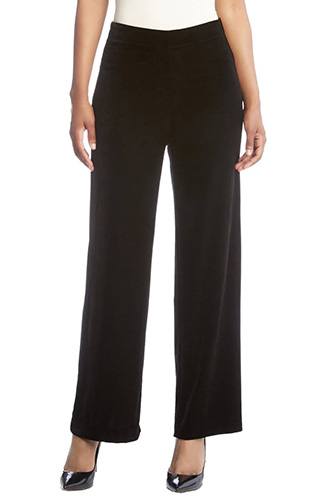 Wide Leg Velvet Pants