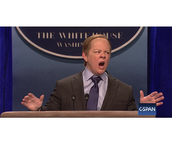 Melissa McCartney as Sean Spicer