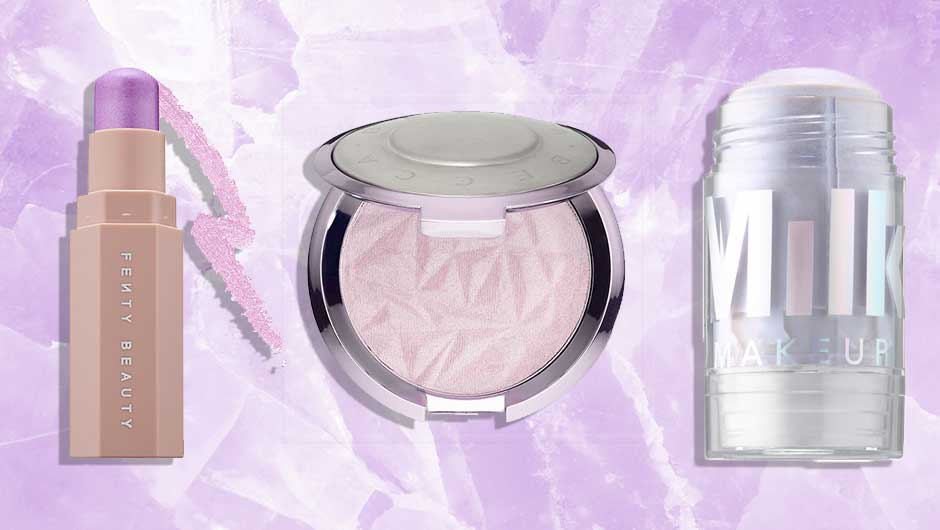 purple highlighter makeup