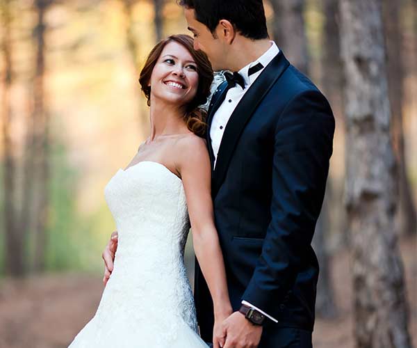 Bride and groom