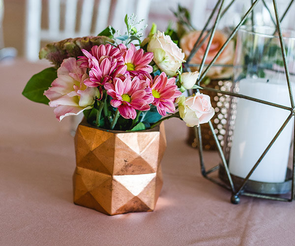 Rose Gold Vase