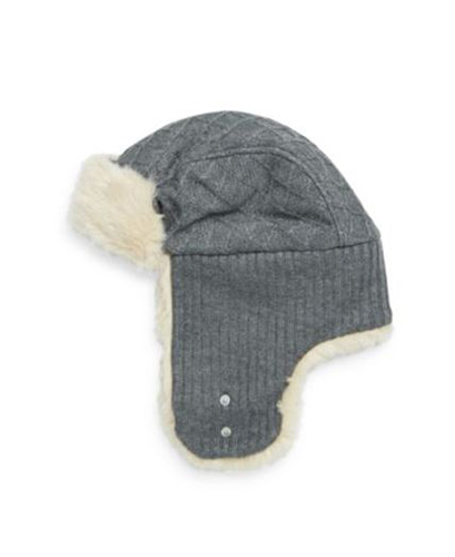 Block Headwear Diamond Faux-Fur Trapper Hat