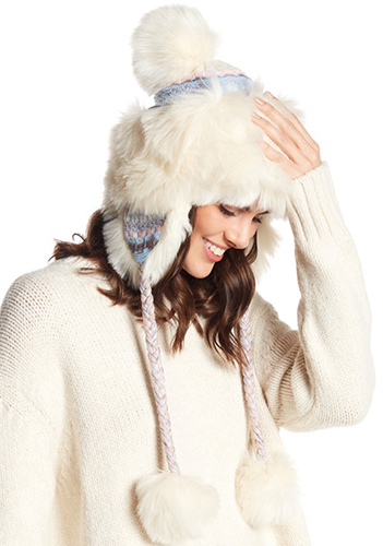 Free People Melt My Heart Faux-Fur Trapper Hat