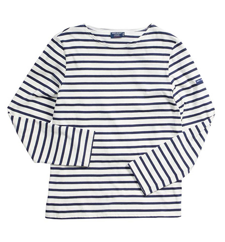 Minquiers Moderne Striped Sailor Shirt