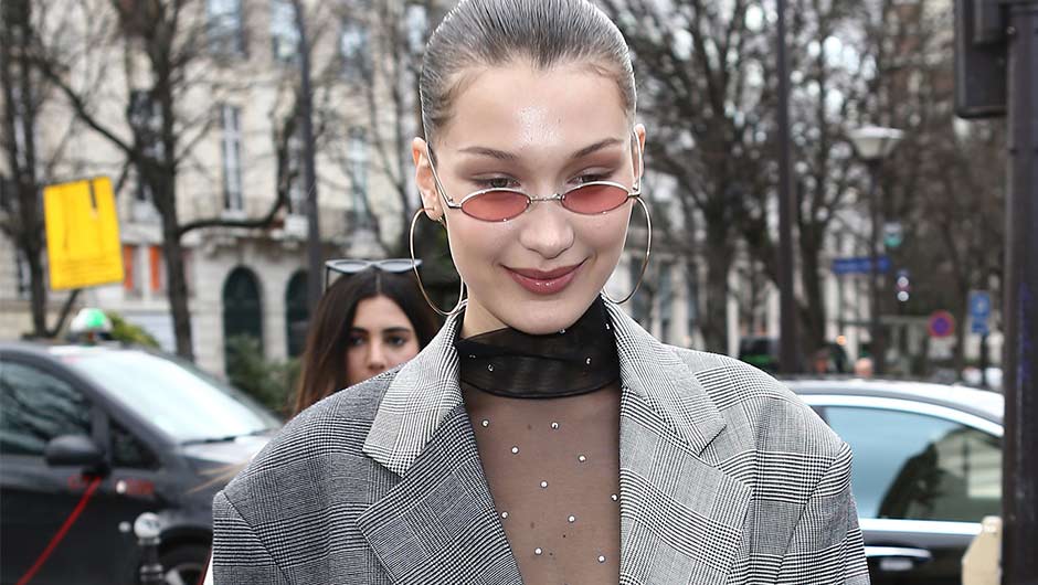 Um, How Bella Hadid Not Have A Wardrobe Malfunction In This See-Through ...