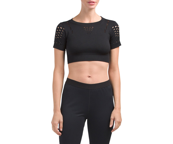 tj maxx athleisure crop top