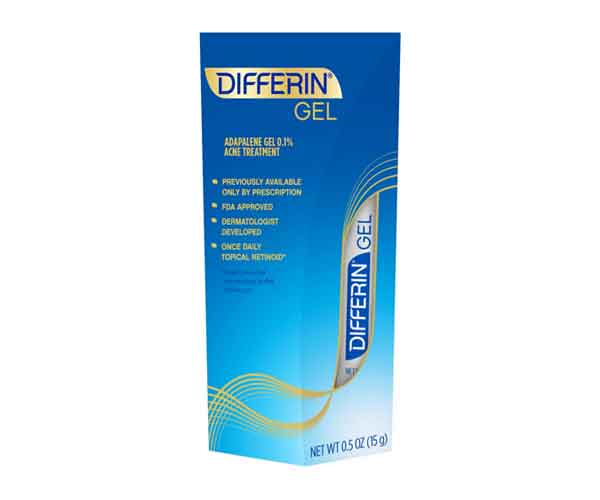 differin gel acne spot treatment