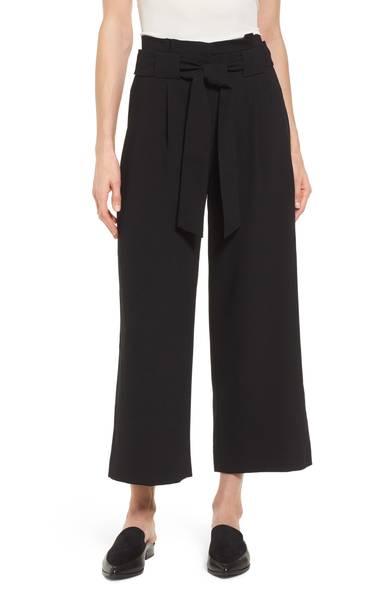 cropped wide leg pants