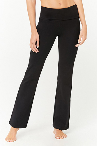 mossimo foldover bootcut yoga pants