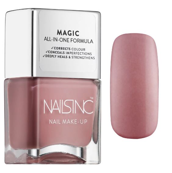 nails inc light pink nail polish