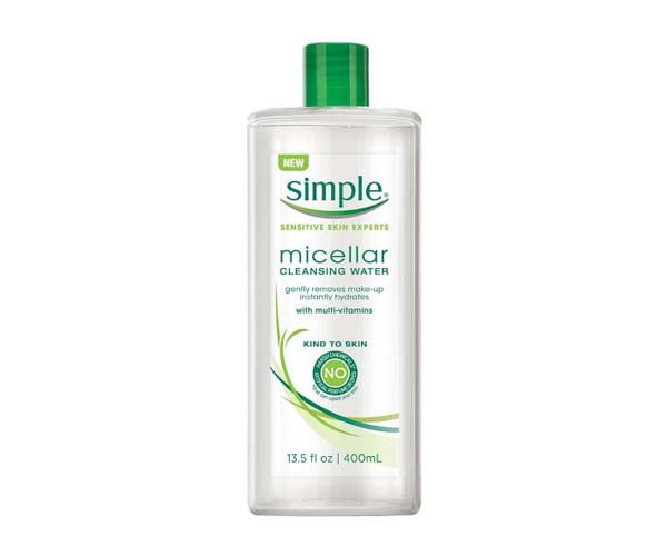 simple miscellar cleansing water