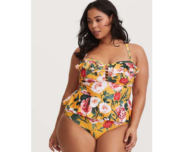 torrid plus size one-piece bathing suit