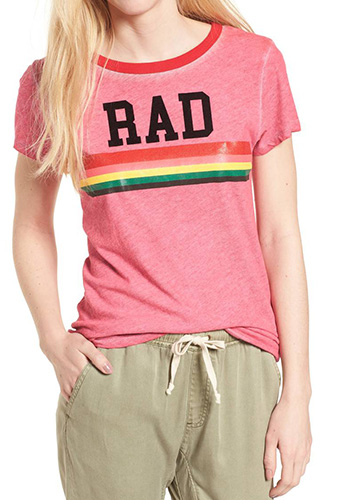 Rad Rainbow Ringer Tee