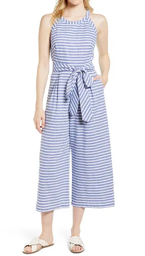 Stripe Wide Leg Jumpsuit