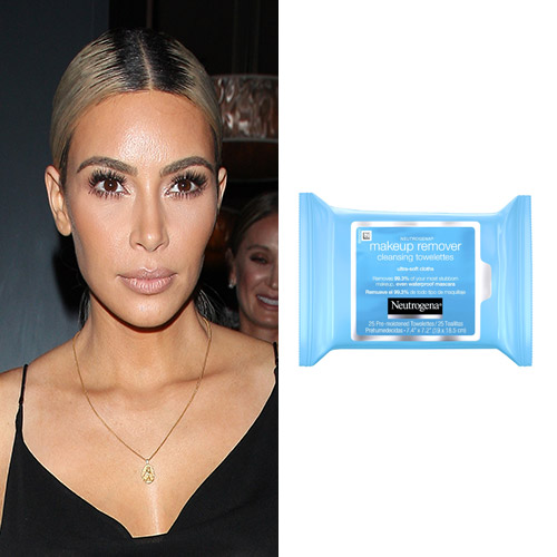 kim kardashian neutrogena makeup remover wipes