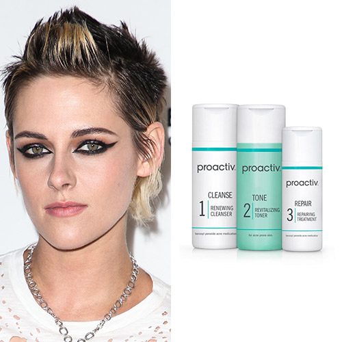 kristen stewart proactiv 3-step treatment